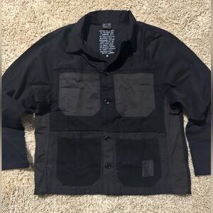 Wasted Collective Black Lightweight Jacket Size L Unisex NWOT